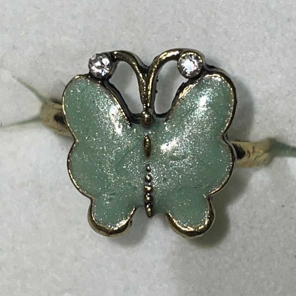 ❗5 For $2️⃣5️⃣ Bundle Sale❗Dainty Cloisonné Butterfly Ring